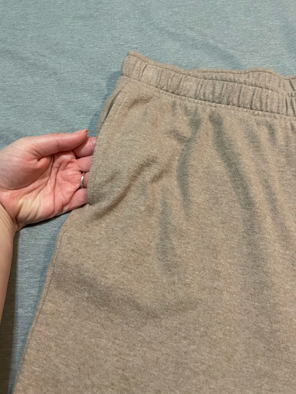J.Crew Cloudspun Straight Leg Sweatpants Mushroom L NWT - Picture 5 of 12